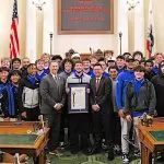 Folsom Bulldogs Football, Oak Ridge Cheer honored at State Capitol