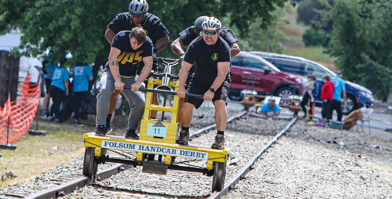 31st Handcar Derby sees impressive crowd on track and off
