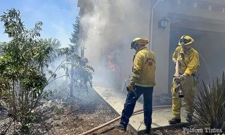 Fire damages El Dorado Hills home Monday afternoon