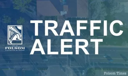 Northbound Folsom Boulevard at Blue Ravine Road closed Wednesday am