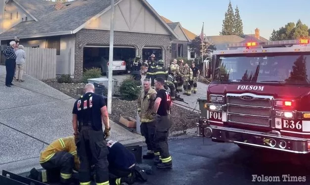 Folsom fire responds to American River Canyon structure fire Monday evening
