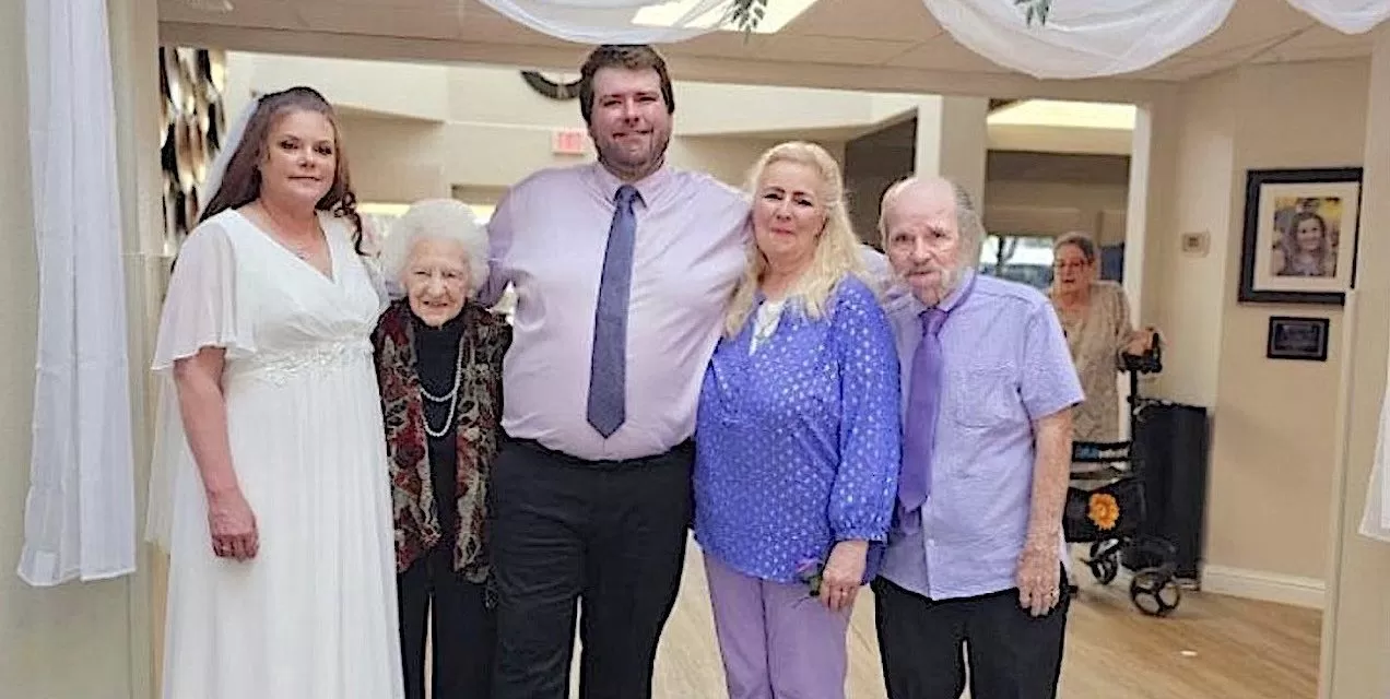 Couple weds at Folsom retirement facility so grandma can join the party