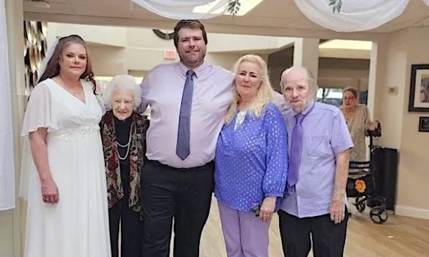 Couple weds at Folsom retirement facility so grandma can join the party