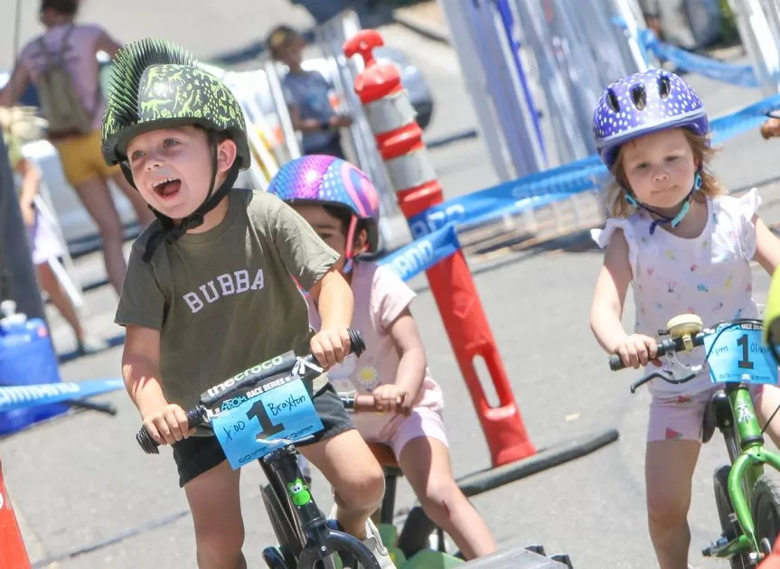 It was all about tykes, bikes and big smiles in Historic Folsom