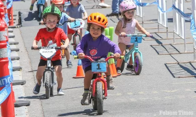 Kids Balance Bike Bash rolls into Historic Folsom Saturday
