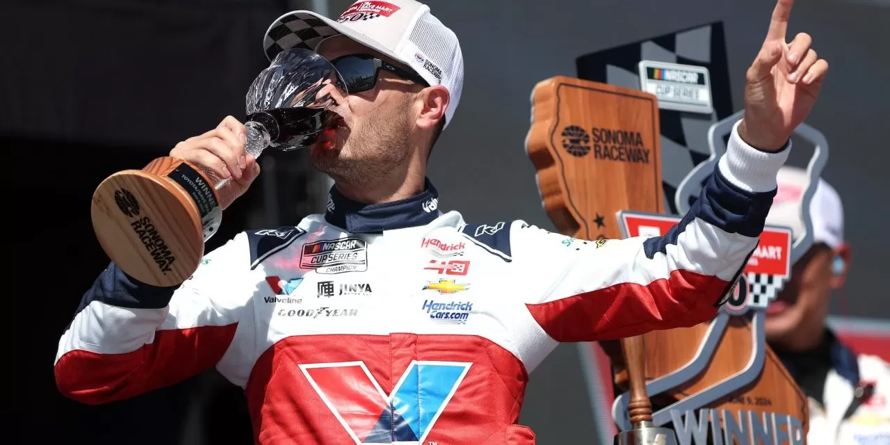 Kyle Larson earns second home track win as NASCAR invades Sonoma