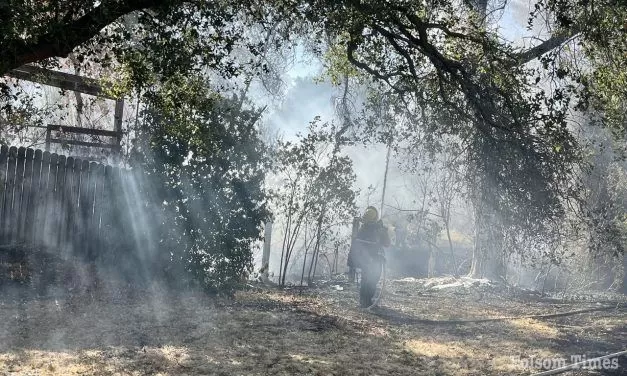 Folsom firefighters contain Mosswood Circle fire Friday afternoon