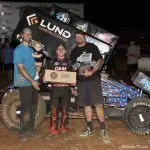 Tony Gomes brings home the meat at Placerville Speedway