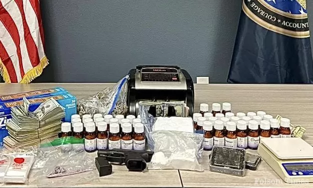 Folsom Police sting nabs one on narcotic sales, firearm charges 