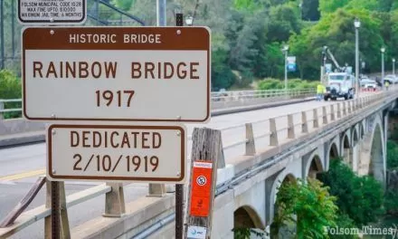 Night work to limit traffic on Folsom’s Rainbow Bridge through Thursday