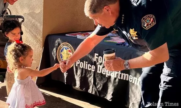 Folsom celebrates National Coffee with a Cop Day with community engagement