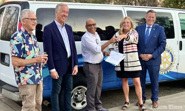 Folsom Rotarians provide transport van for Flying Samaritans