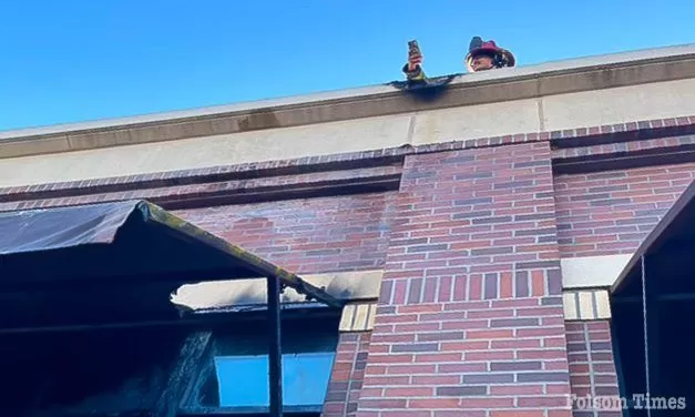 Suspect in custody after setting fire to Historic Folsom building 