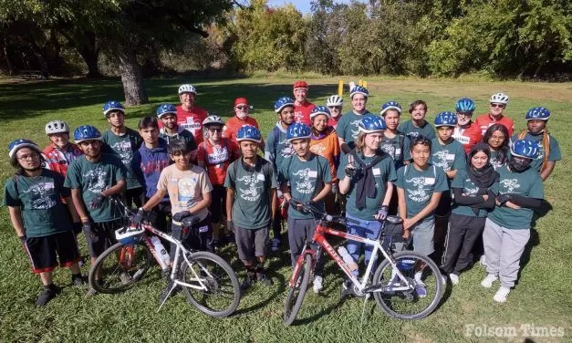 American River Bike Patrol present 29 students with bikes