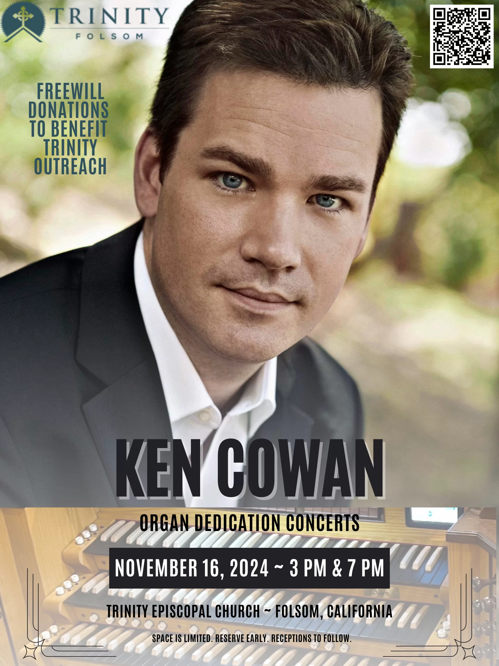 Ken Cowan Concert Poster 11 6 2024