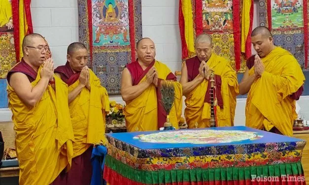 Tibetan Buddhist Monks returning to Folsom’s Mercy Hospital