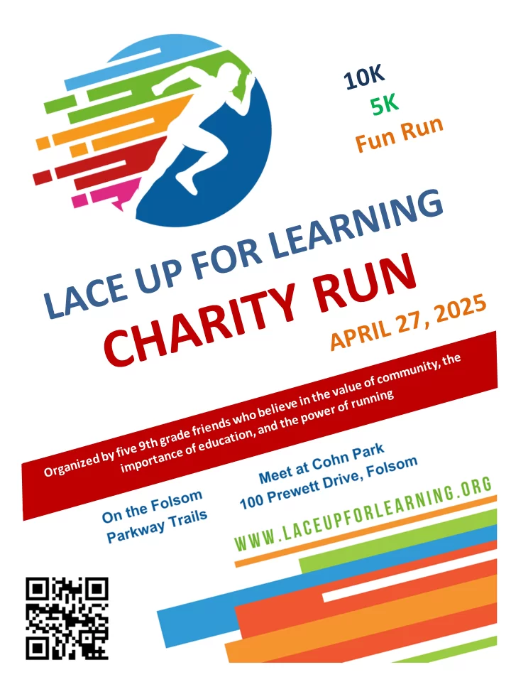 2025 Charity Run Flyer