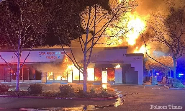 Fire Destroys Rancho Cordova Church After Break In