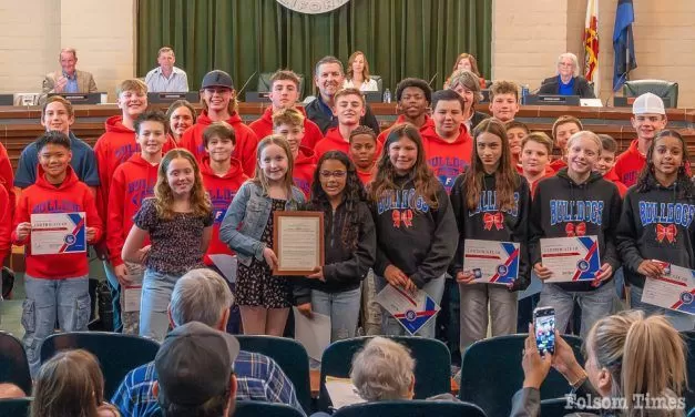 City honors Folsom Jr. Bulldogs for academic and athletic excellence