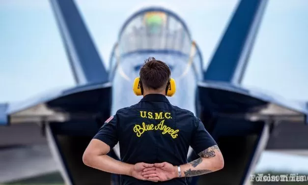 Airshow expects sell out crowds as Blue Angels roar into town