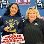 Folsom High’s Duggirala Named Female Athlete of the Year