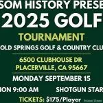 Support local heritage in upcoming Folsom History charity golf tournament