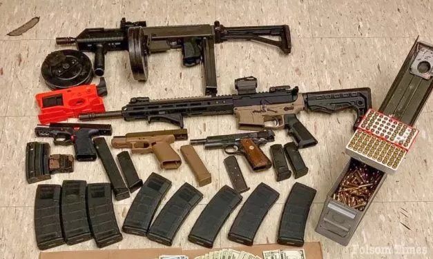 Orangevale man arrested with illegal firearms, drugs, $35K in cash