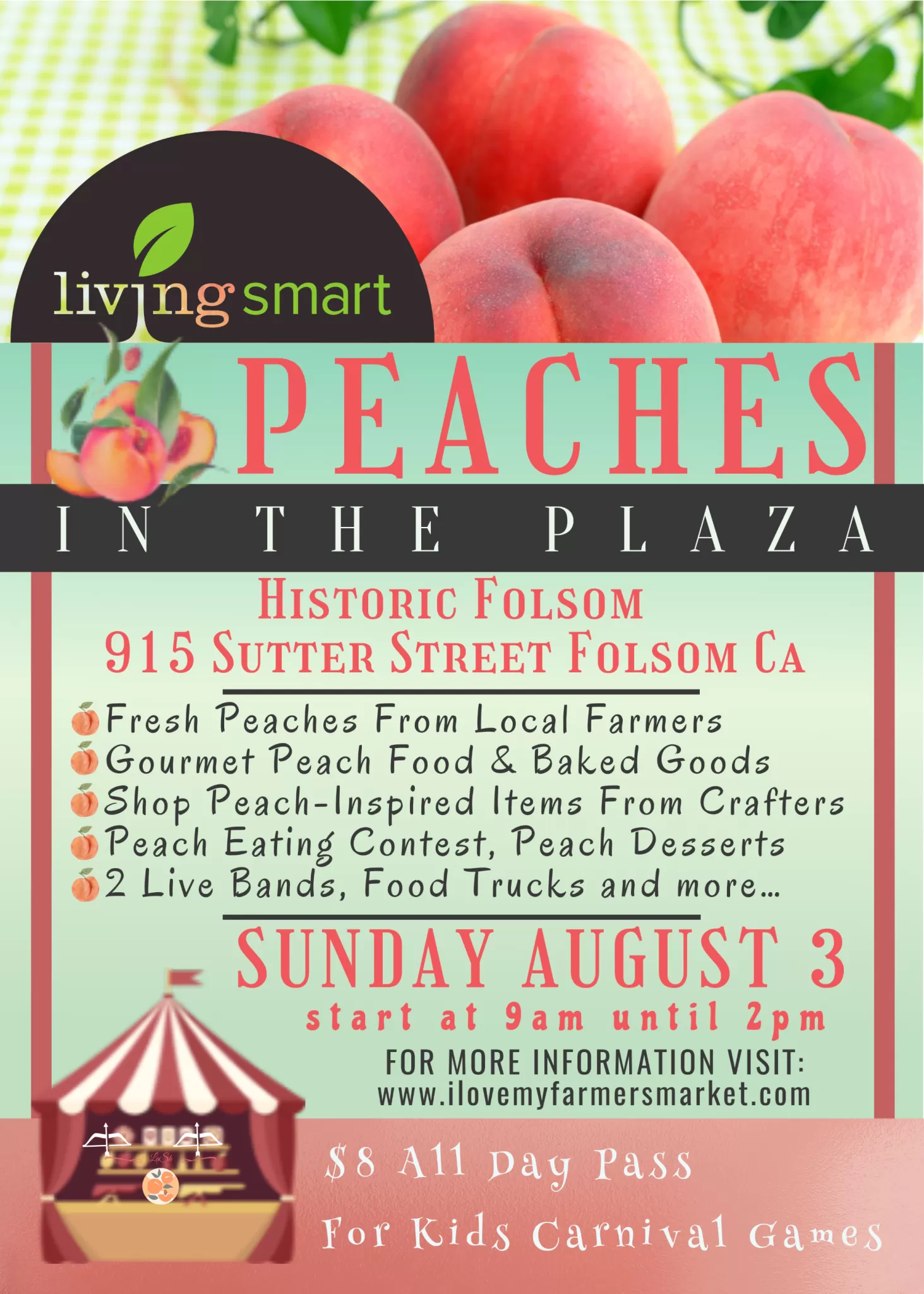 Peaches In The Plaza Scaled