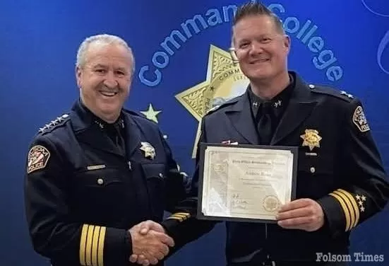 Folsom Police commander graduates top POST leadership program