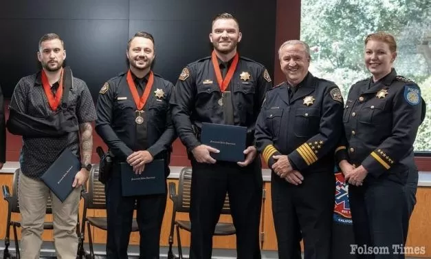Folsom officers earn Life Saving Awards for heroic actions