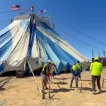 Big top rises in Folsom as Circus Vargas prepares to open
