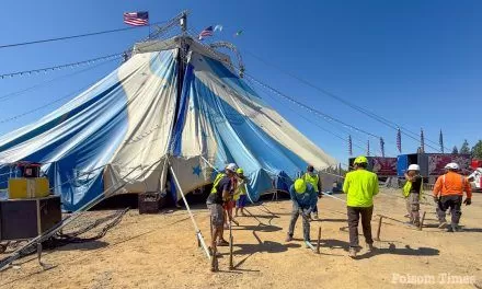 Big top rises in Folsom as Circus Vargas prepares to open
