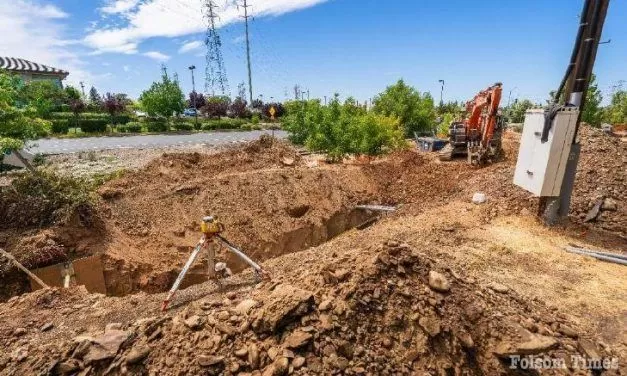 Folsom water line construction project continues into October