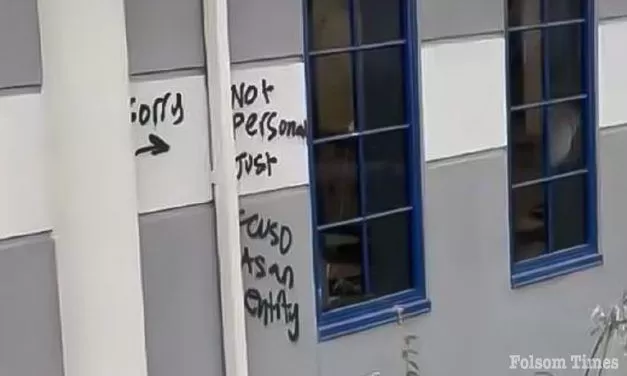 23 year old man arrested in Folsom school, business vandalism case