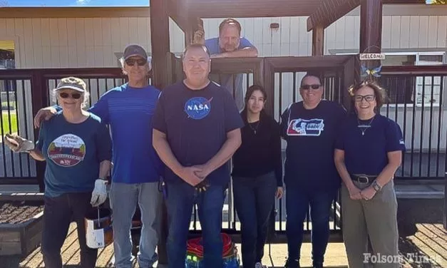 Volunteers revitalize Cordova Meadows Elementary garden