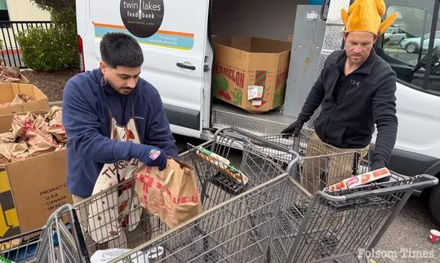 Folsom’s Twin Lakes Food Bank serves over 400 families with Thanksgiving meals