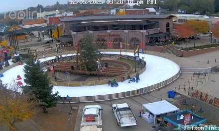 Folsom Times brings Historic Folsom Holiday Ice Rink Sky Cam to life