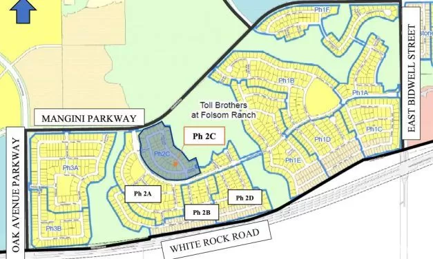 City approves final map for Toll Brothers Phase 2C homes at Folsom Ranch
