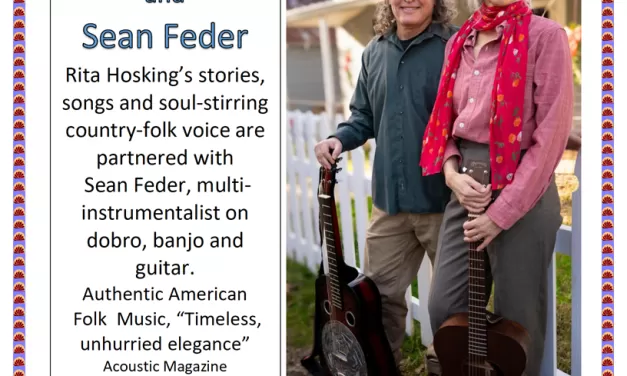 Rita Hosking and Sean Feder in Concert March 13th
