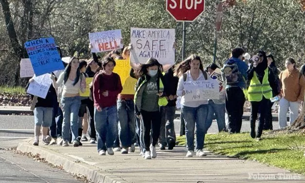Folsom, Vista students walkout in protest against federal immigration policies